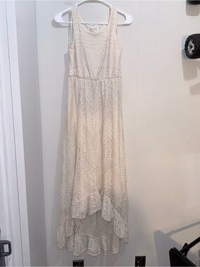 solitaire by ravi khosla crochet dress Ravi Khosla Solitaire Black Crochet Lace Dress Size Med Boho Whimsigoth